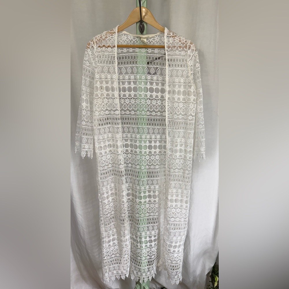 H&M Coachella lace cardigan